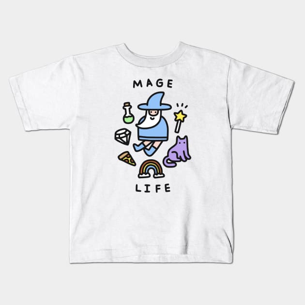 Mage Life Kids T-Shirt by obinsun